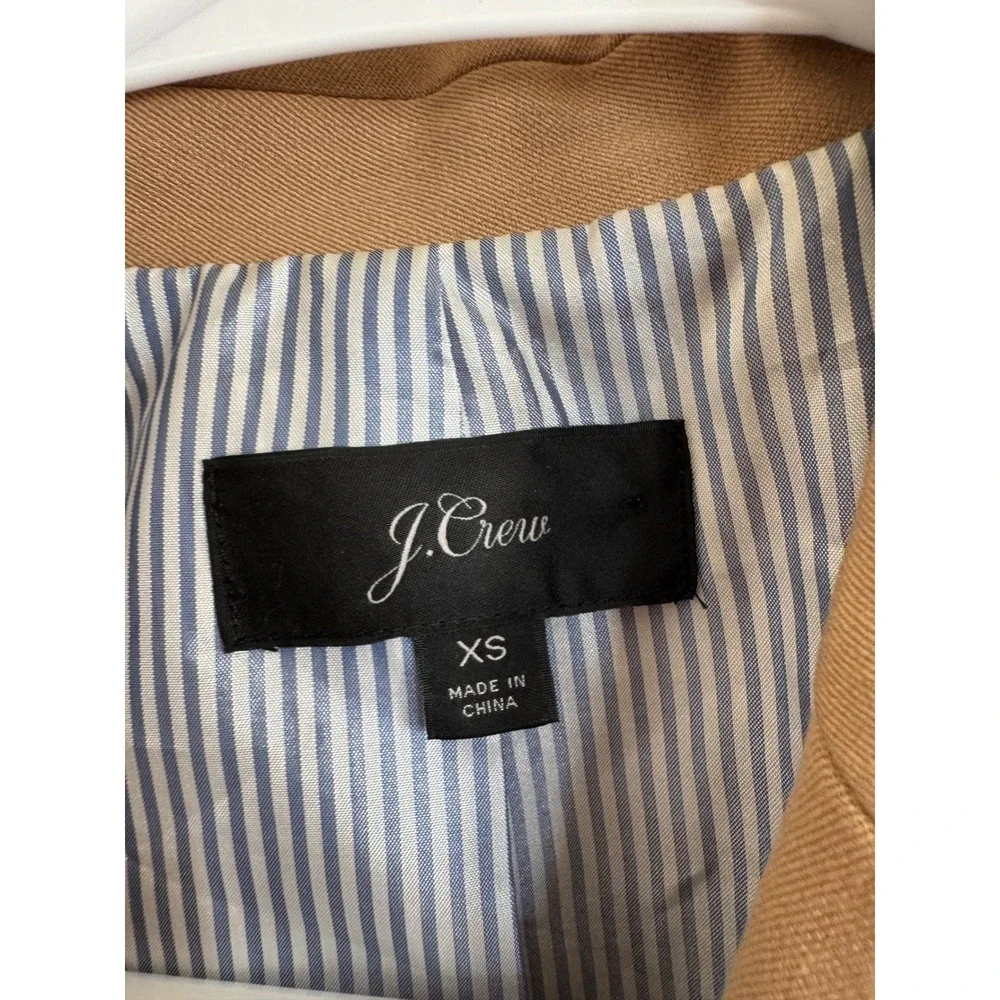 J.Crew women's tan Schoolboy blazer size XS